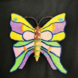 Colourful Resin Glittery Butterfly Wall Hanging Decorative